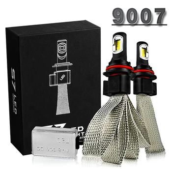 

2x Car 9007 Hb5 Cob Led Headlight Bulbs Dual Beam Light Lamp Suv Truck Auto