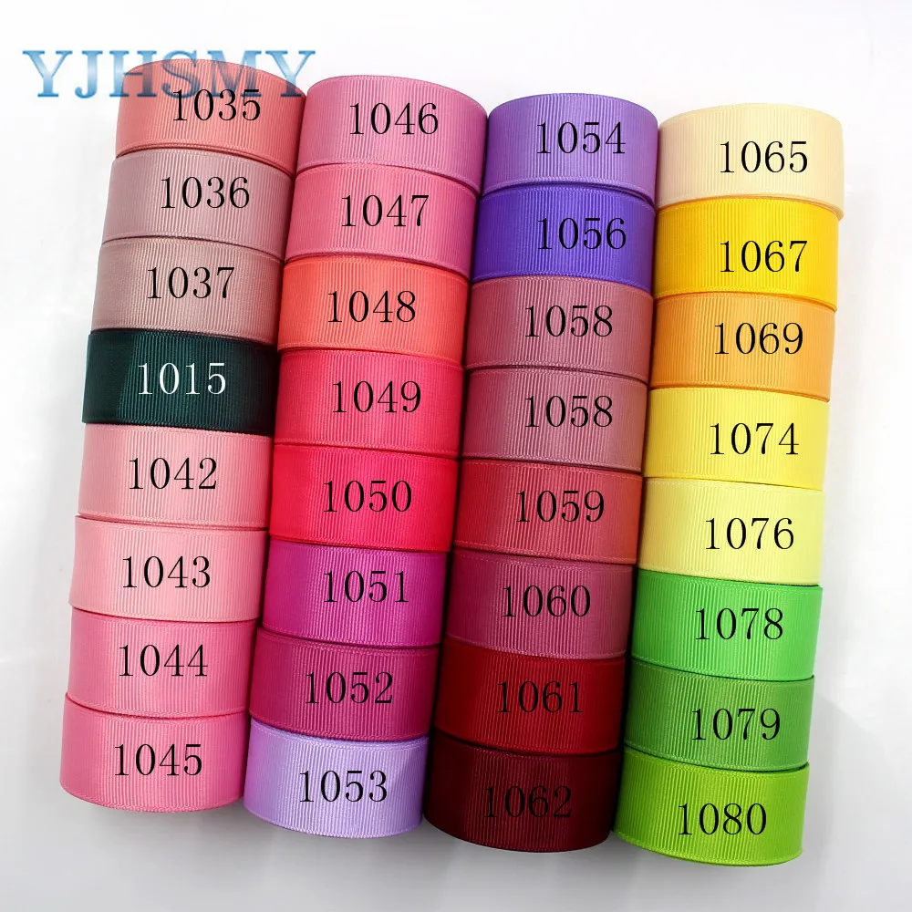 YJHSMY J-181014-3 25 мм 10 ярдов одноцветные ленты с принтом ручной работы аксессуары для