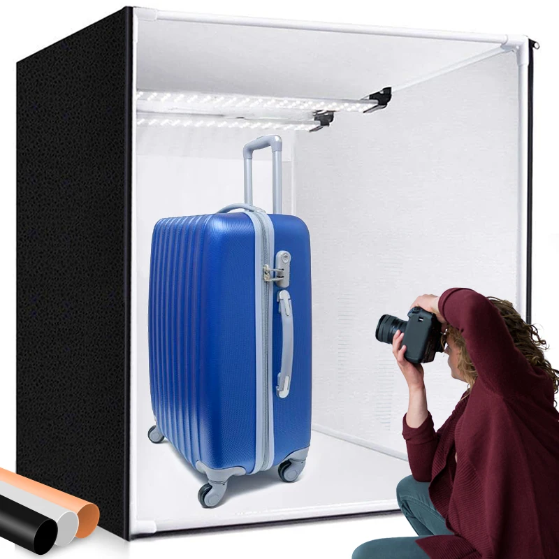 

M80II Light Box 80cm Studio Box Softbox Foldable Photography Lightbox with Light Board for Photo Jewelry Toy Product Shoot