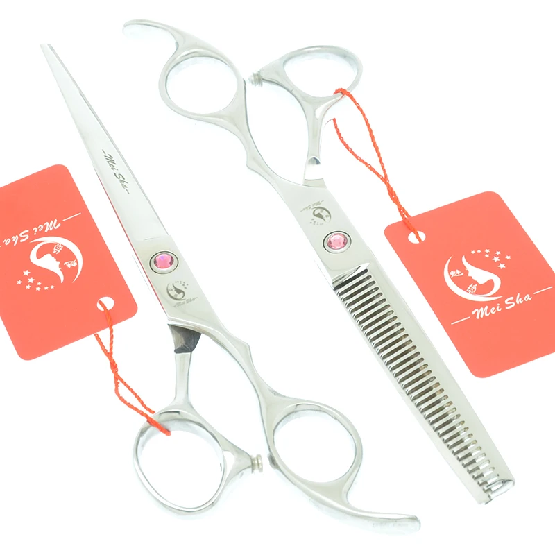 Meisha 6,5/7 дюймов салонные ножницы для стрижки волос, набор профессиональных парикмахерских ножниц, парикмахерский инструмент для укладки HA0100