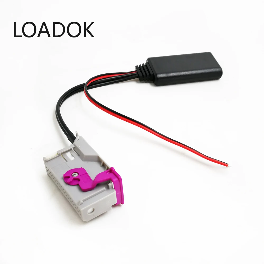 

Car Bluetooth 5.0 Module Wireless Audio Input for Audi RNS-E Navigation A8 TT R8 A3 A4 Radio Stereo 32Pin AUX Adapter Blotooth