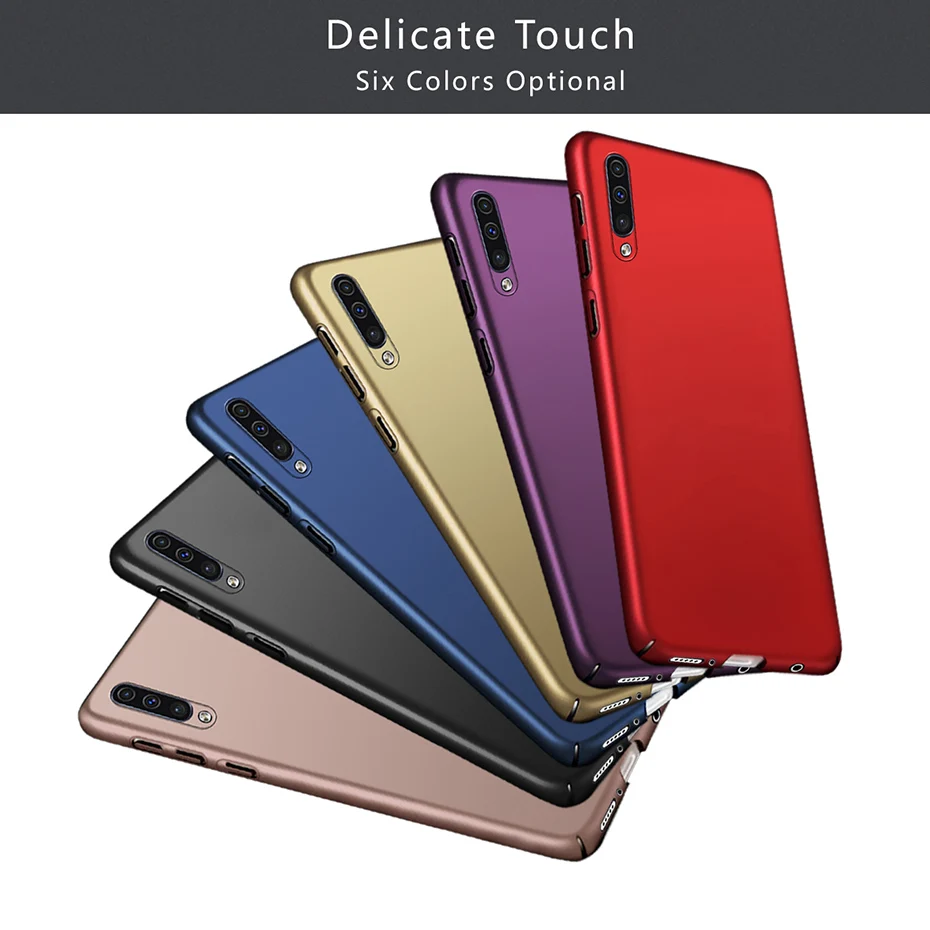 Чехол для Samsung Galaxy A50 A70 a40 тонкий матовый жесткий чехол-накладка телефона Xiaomi Mi Max 3