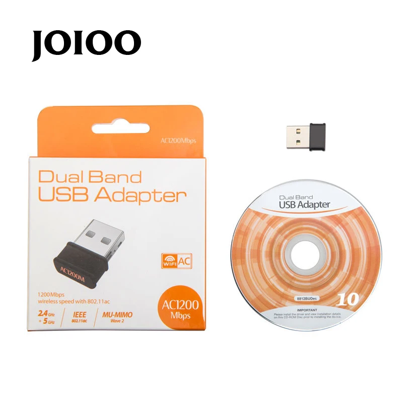 W10 мини 1200 Мбит/с USB беспроводная сетевая карта WiFi LAN адаптер распродажа