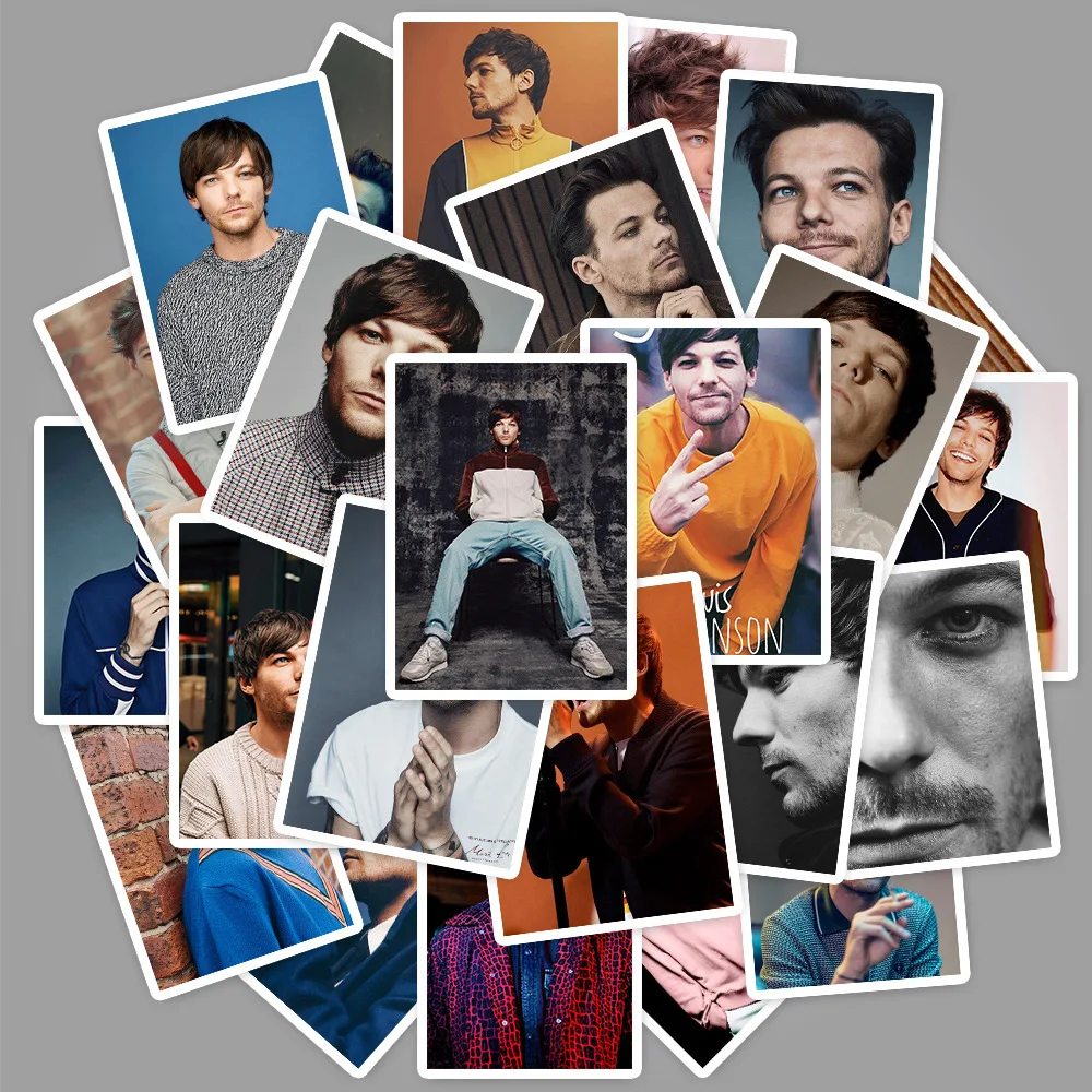 25 шт. Постер известной певицы Луи Tomlinson наклейки для багажа ноутбука холодильника