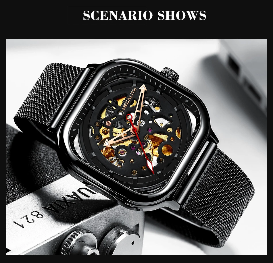 MEGALITH мужские часы лучший бренд класса люкс водостойкий Дата Календарь Классические наручные часы мужские спортивные военные часы Relogio