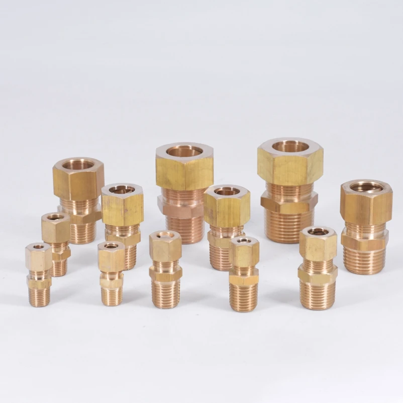 1/8 &quot1/4" 3/8 &quot1/2" NPT Мужской x Fit &quot3/16" 1/4 &quot5/16" &quotOD труба компрессионная