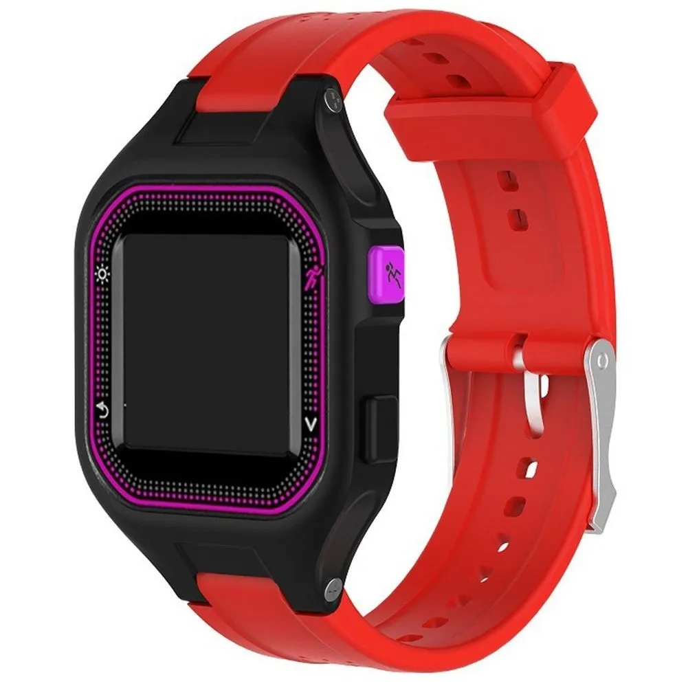 ТПУ спортивный резиновый ремешок на запястье для Garmin Forerunner 25 браслет ремешок для женщин замена Смарт-часы ремешок с инструментами браслет