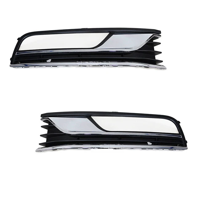 Car Front Left Right Bumper Fog Lamp Surround Grill Protector For  VOLKSWAGEN For VW Passat 2012-2015 Front Fog Light Covers Trim - AliExpress