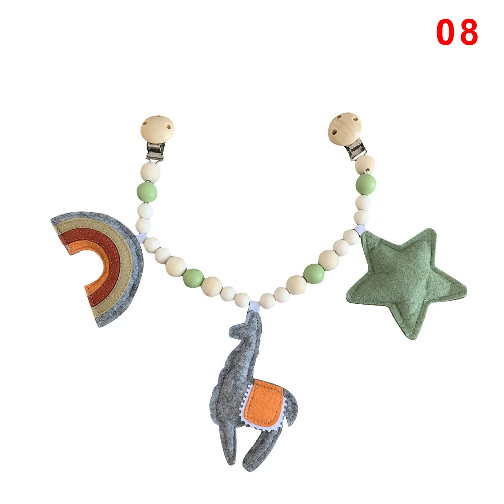 Fashion Baby Wooden Plush Bead Pacifier Chain Teether Chain Jumia Nigeria