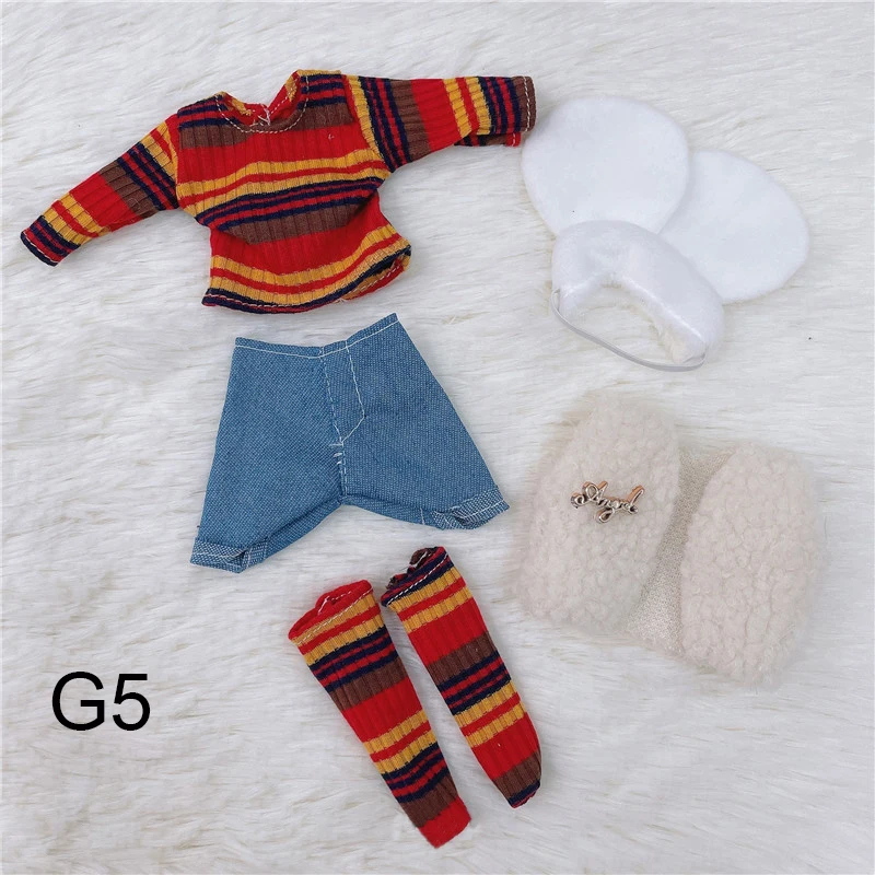 DOLLS Clothes 30cm For 1/6 Movable Joint Bjd Doll Girls Toy
