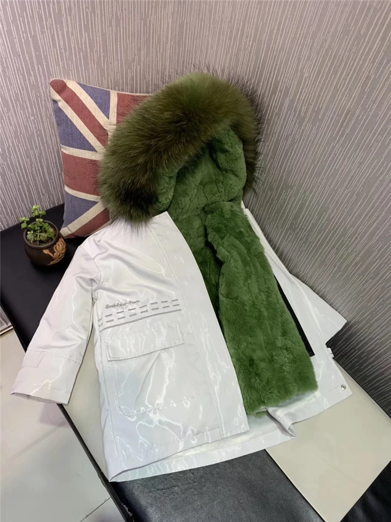 Детская зимняя куртка с отделкой из меха для девочек и мальчиков, плотный помпон из натурального меха, детские куртки с капюшоном, верхняя одежда, модные детские парки с мехом