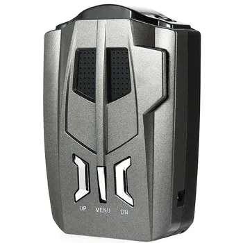 

Vehicle Truck Car Warning Radar Detector Universal LED Display Black Speed Voice Alert V9