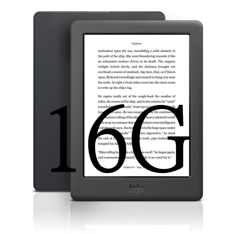 Электронная книга Kobo GloHD 300ppi электронная e ink 6 дюймов N437 HD экран 1448x1072 4/16 ГБ Wi