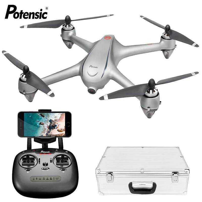 $169.93 Potensic D80 GPS Drone FPV with 2k HD Camera Wifi RC Drones Selfie Follow Me Quadcopter Aircraft To
