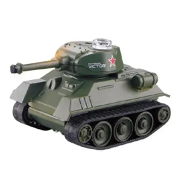

New Mini RC Tank Car Radio Remote Control Micro Tank 4 Frequencies Simulation Remote Control Tank Toy For Kids Gifts