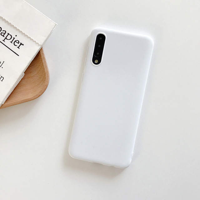 Color Silicone Phone Case For Huawei P40 Lite P30 P20 Pro Mate 20 30 Pro P Smart 2020 Case Cover Matte Soft TPU Back Coque