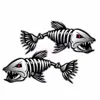 2PCS Skeleton Fish Bones R&L Vinyl Decals Stickers Kayak Fishing Boat Car (C022) Vehicle Accessories Parts ► Photo 1/6