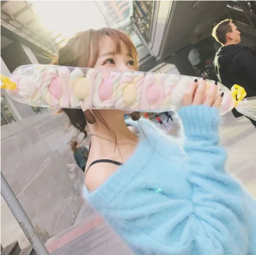 2019 autumn winter wear new Slash neck mohair sweater women's pullovers loose mink cashmere knitted  keep warm sweater jacket