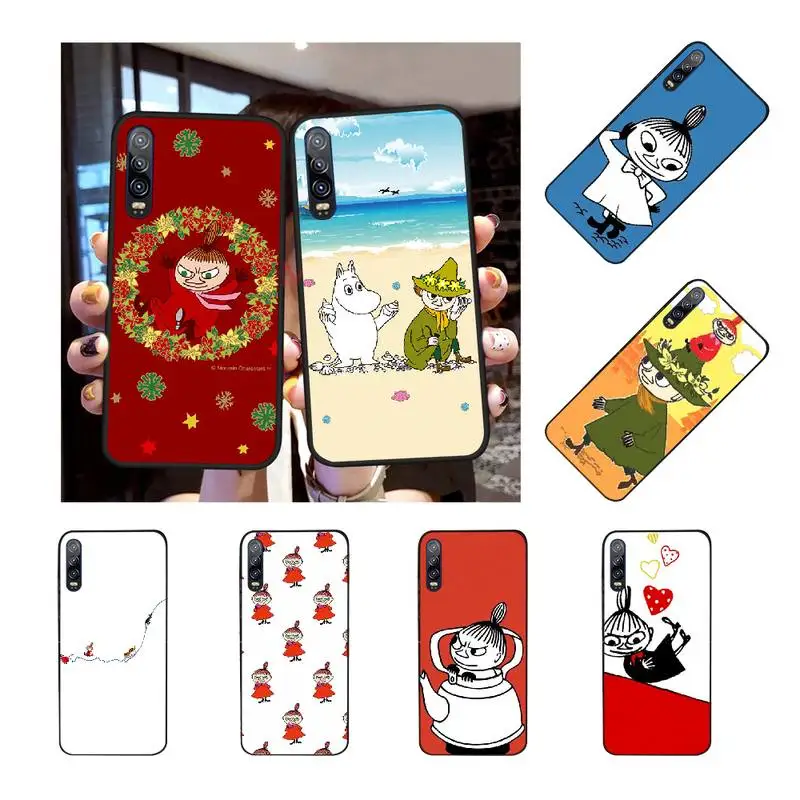 

NBDRUICAI Funny Moomin Little My Customer Black TPU Soft Phone Case Cover for Huawei P30 P20 P10 P9 P8 Mate 20 10 Pro Lite