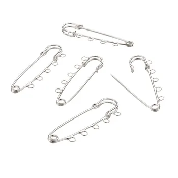 

5pcs Brass Brooch Findings for DIY Brooch Making with Iron Pin Kilt Needles for Jewelry Making DIY Accessories 70x21mm