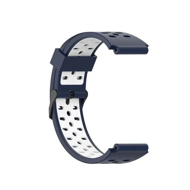 Two-color Silicone Watchband Wrist Strap for Bushnell Neo Ion 1/2 Excel Golf GPS for smart watch