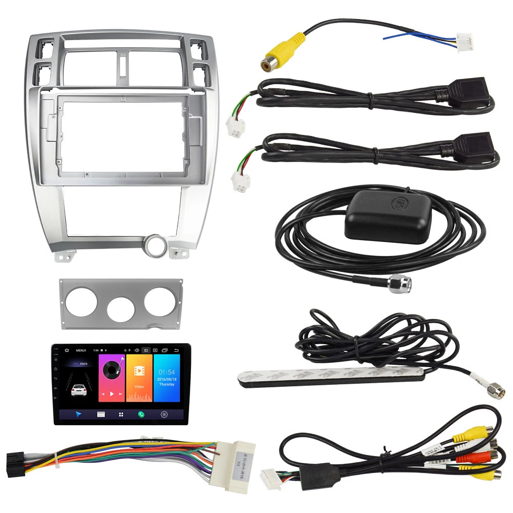 EKIY 2.5D IPS Android 9 0 автомобильное стерео радио для Hyundai Tucson 1 2004 2009 Автомобильный