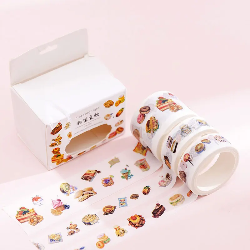 3 рулона/упаковка КИТ декоративные бумажные наклейки лента набор канцелярских принадлежностей Декор kawaii наклейки для скрапбукинга - Цвет: 5