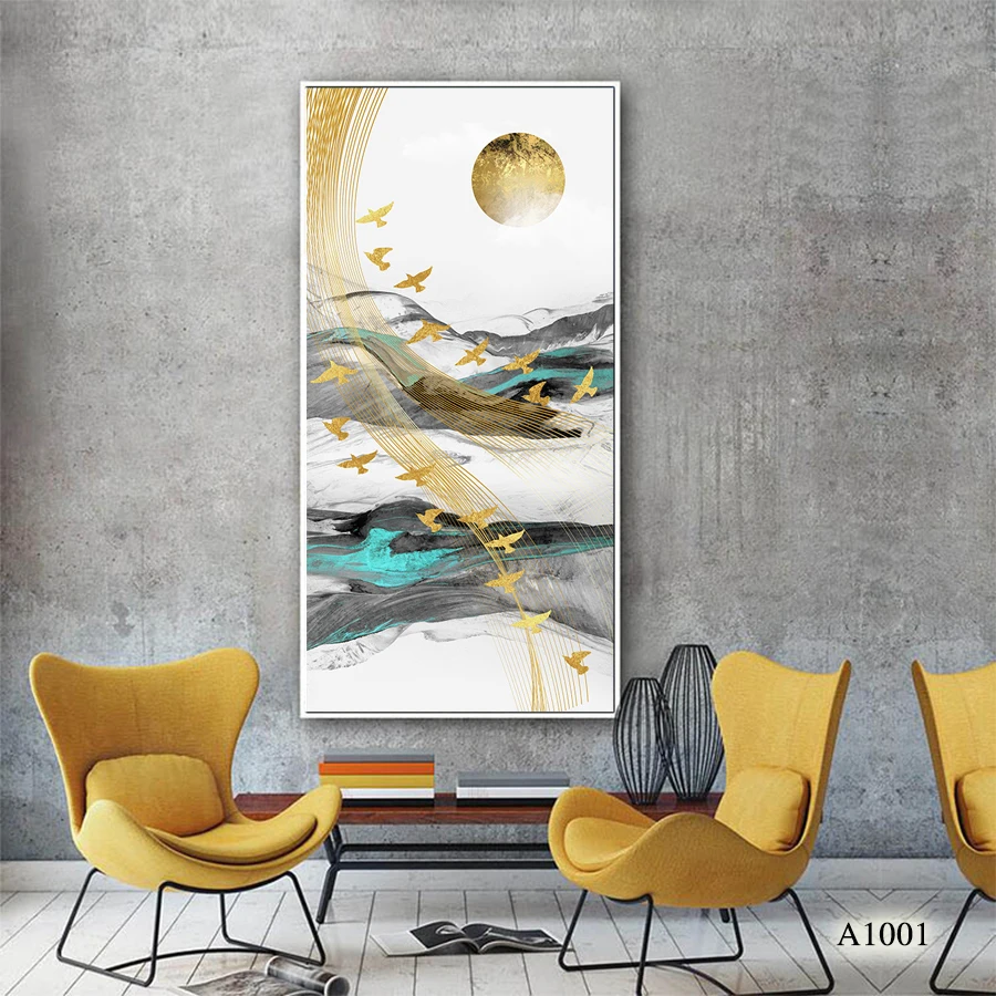

Modern Abstract Oil Painting Print on Canvas Landscape Canvas Art Print Canvas Painting Wall Art Picture Painting for Home Decor