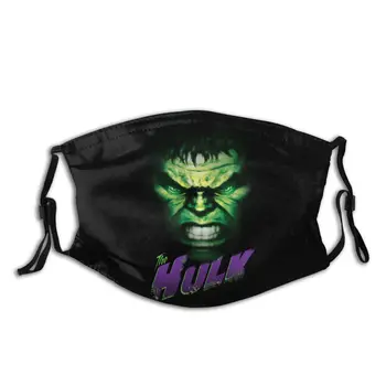 

The Avengers The Hulk Bold Non-Disposable Face Mask Anti Bacterial Dust Mask With Filters Protection Cover Respirator Muffle