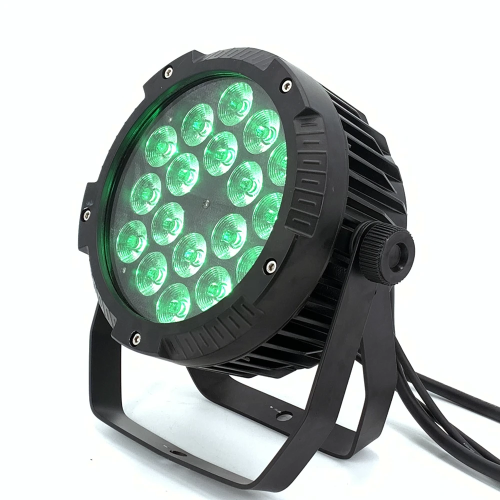 IP65 водонепроницаемые 18x12 Вт светодиодные лампы Par RGBWA УФ огни 6 в 1 dj DMX512 управление
