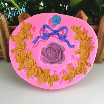 

Doinb Rosette shape silicone soft candy mold cake decorating tool candy chocolate Soft Candy Mold