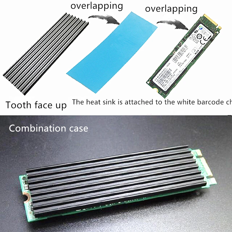 Охлаждающий Жилет NVME для ноутбука PCIE M2 твердотельный накопитель радиатор 2280 SSD