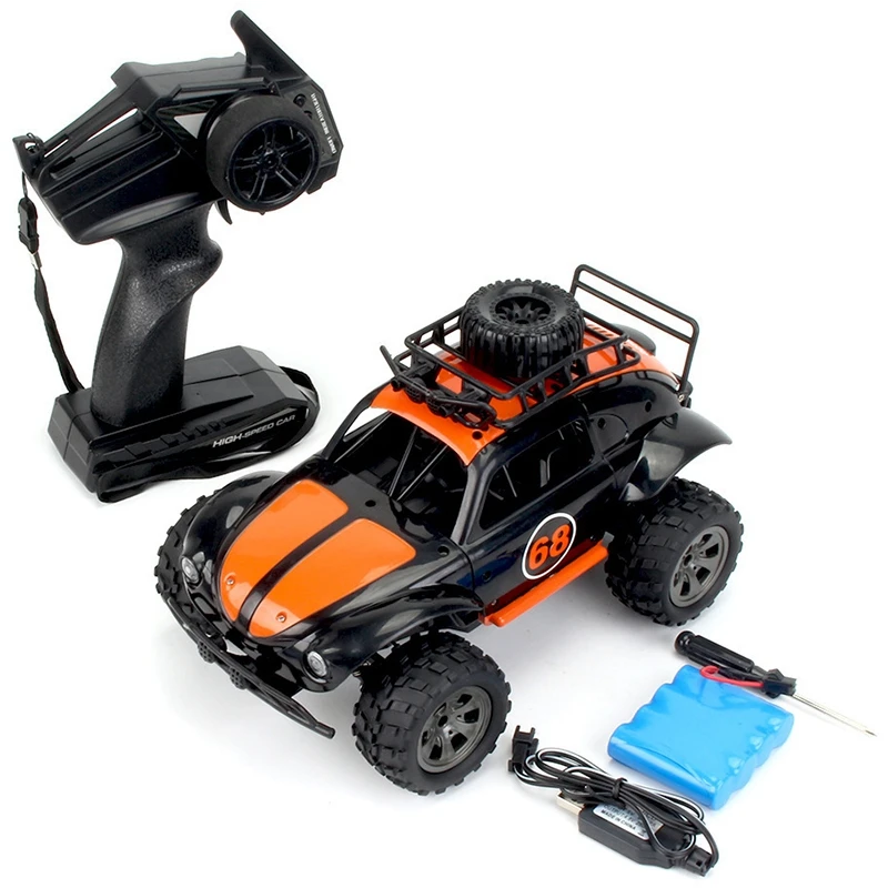

KYAMRC 1:18 2WD Classic Beetle Remote Control Car 2.4G RC Crawler Off-Road Car Buggy Moving Machine Kids Battery Powered Cars RT