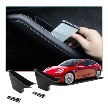 

Rear Storage Box Handle Pocket For Tesla Model 3 2017-2019 Accessories