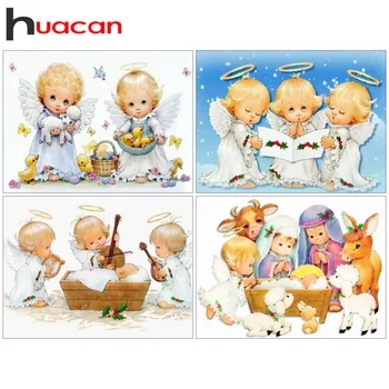 

Huacan 5D Diamond Painting Full Square Children Diamond Embroidery Cross Stitch Rhinestone Picture Home Decor Drop Ship Gift