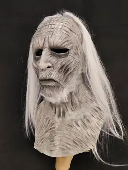 

Halloween Night King Latex Mask Halloween Realistic Scary Cosplay Costume Latex Party Mask