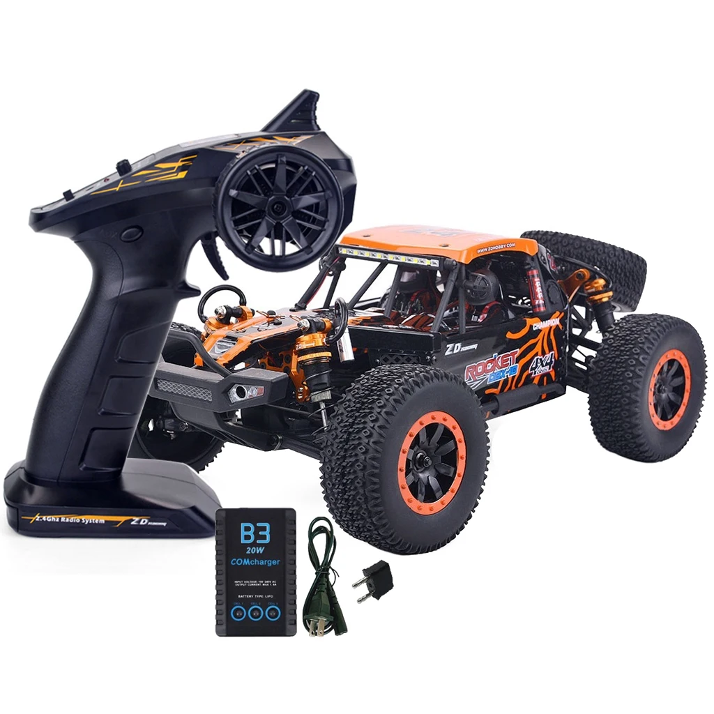 

ZD Racing ROCKET DBX-10 1/10 4WD 80km/H 2.4G Brushless High-Speed RTR RC Model Car Desert Buggy Off-road Vehicle Gift