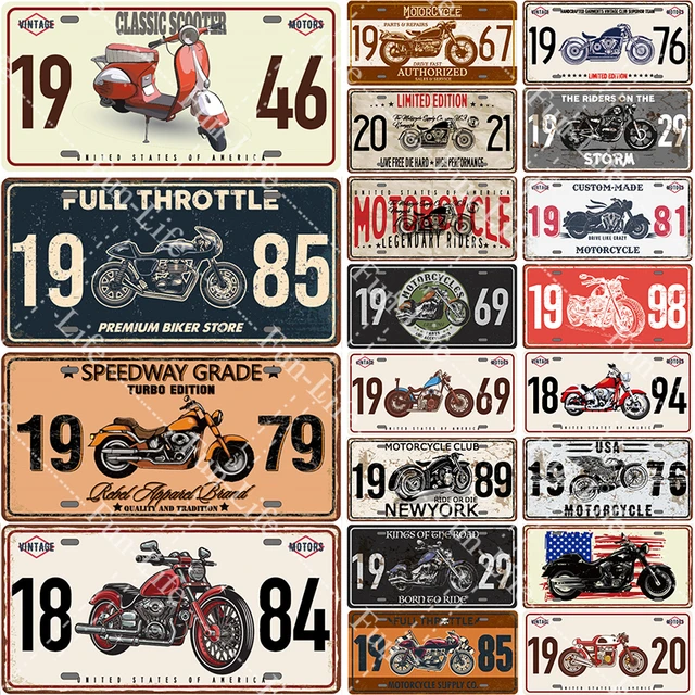 Fun-Kennzeichen bis 1989 Motorrad