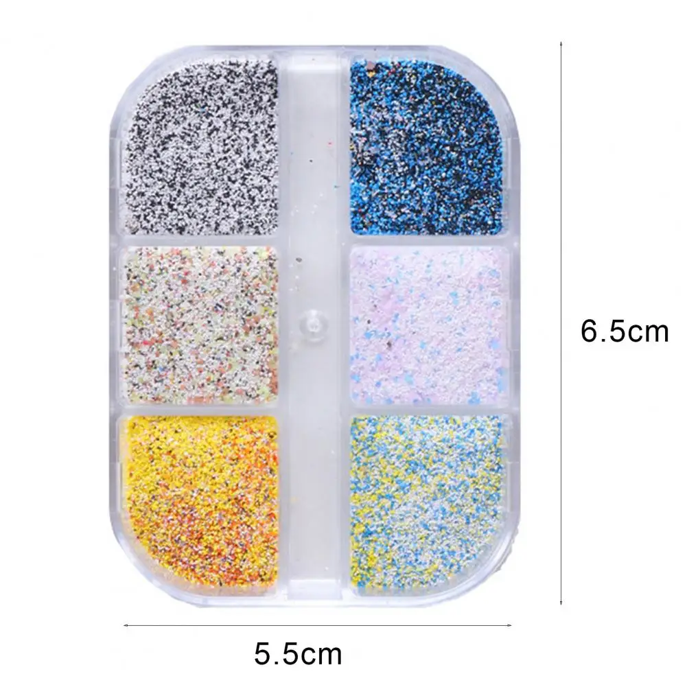 Winter Woolen Nails Powder Knit Weave Grain Effect Mixed Color Sand Pigment Dust Manicure Nail Art Glitter Decoration