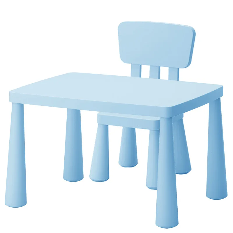 New Thickening Children's Desk and Chair Suit Combination Kindergarten Dining Table Set Kids Furniture | Мебель