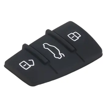 

3 Button Replacement Pad Rubber Remote Key Fob For A3 A4 A5 A6 A8 Q5 Q7 TT S LINE RS