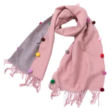 Новинка года; сезон осень-зима; шарфы с кисточками для девочек; детский длинный шарф; Детские воротники; теплая шаль для мальчиков и девочек; детский волшебный шейный платок