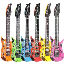 55x17 см случайный цвет гитара из мультфильма надувные шары баллон для дня рождения музыка концертные вечерние украшения музыкальный инструмент