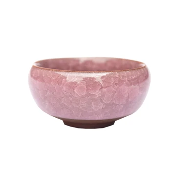 

4pcs Mini Ice Cracked Ceramic Flower Pots Succulent Plant Container Holder Flower Planter Home Garden Decoration