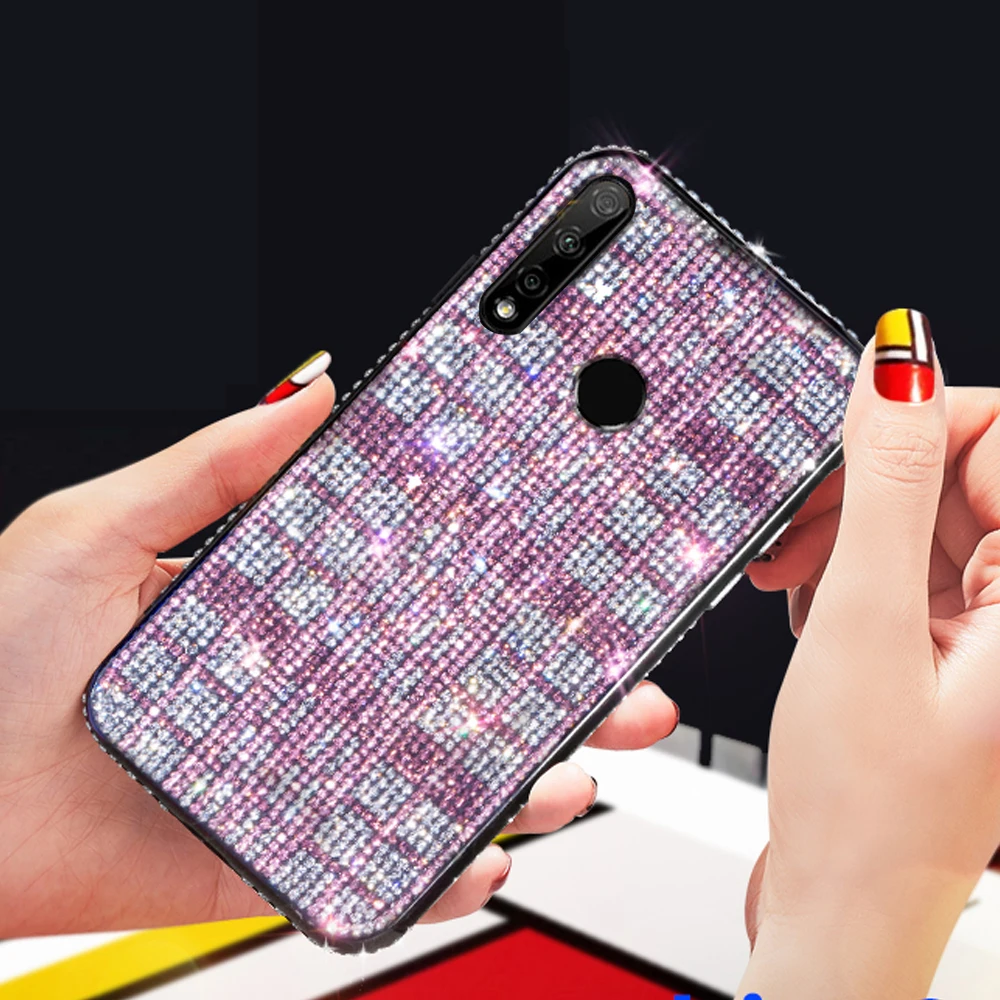Чехол для телефона YueTuo с блестящими бриллиантами оболочка чехол huawei honor 10i 20i 10 i 20