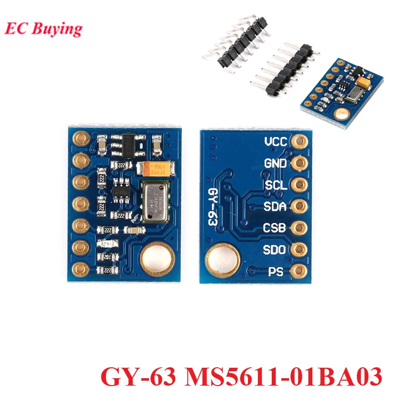 Semoic Gy63 Ms561101Ba03 Precision Ms5611 Atmospheric Pressure Sensor Module Height Sensor
