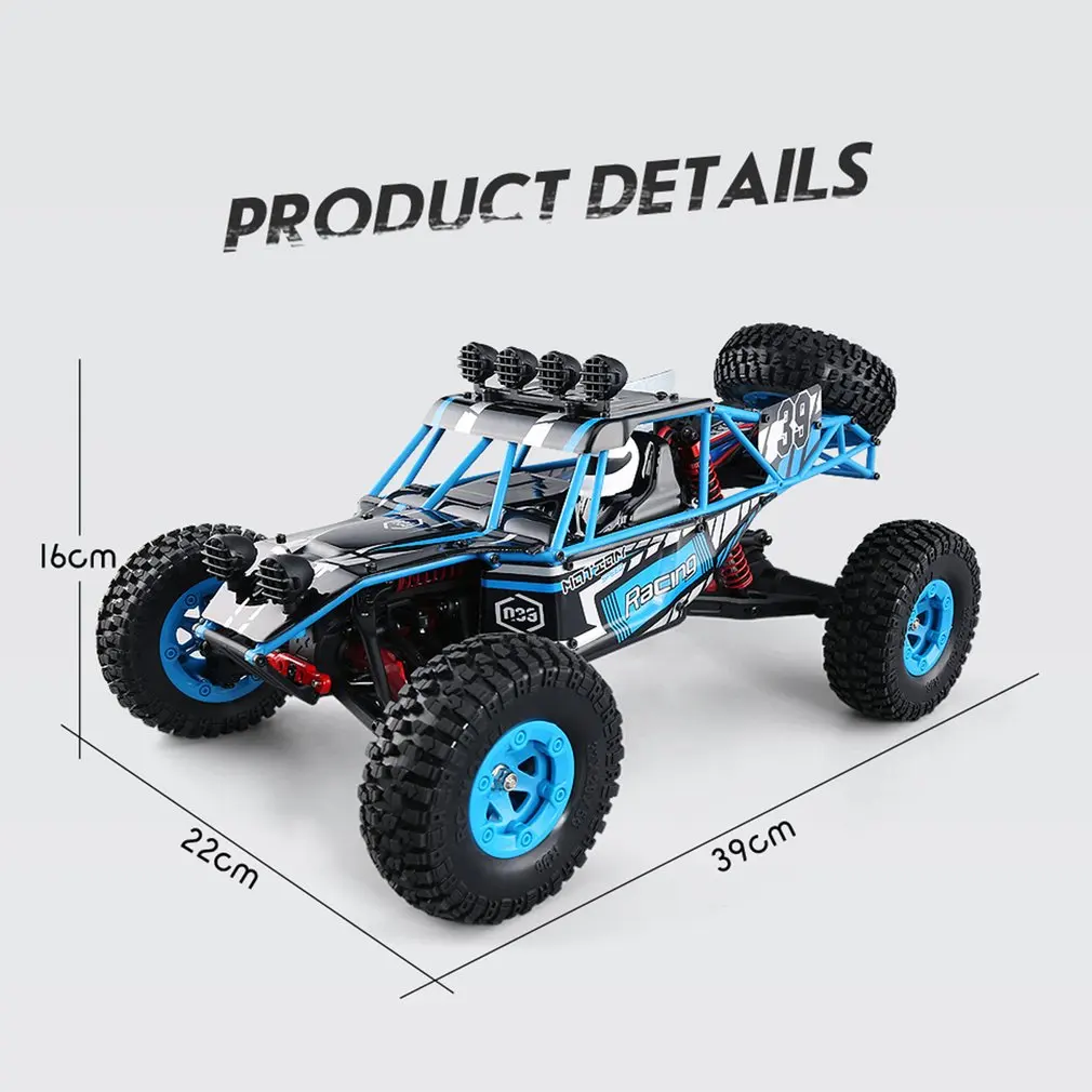 JJRC Q39 RC автомобиль HIGHLANDER 1:12 4WD RC пустынный грузовик RTR 35 км/ч быстрая скорость с высоким крутящим моментом Servo 7,4 В 1500 мАч LiPo внедорожник игрушки