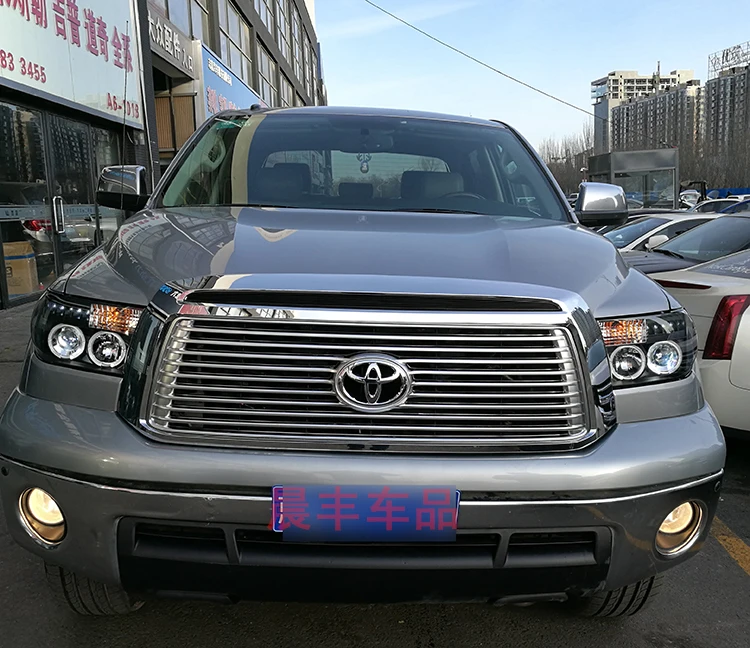 Автомобильный стиль для Toyota Tundra фары для Tundra 2007-2013 год Sequoia фары DRL передние Биксеноновые линзы двойной луч HID комплект