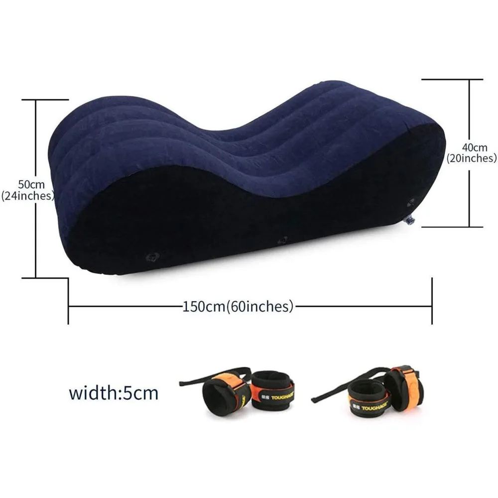 SM Inflatable Sex Sofa Bed Sexual Position Pad Adult Toys Sex Furniture for Couples Fun Cushions Pilow Chair Erotic Wedge Pillow