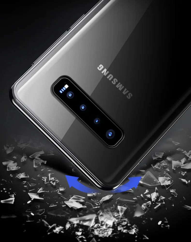 A70 алюминиевая рамка магнит защитный чехол для samsung Galaxy A40 металлический бампер чехол для samsung Galaxy A50 бампер чехол